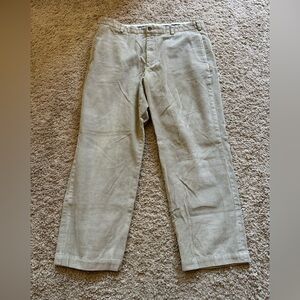 Brooks Brothers Hudson Corduroy Pants Mens 40x30‎ Beige Classic Straight